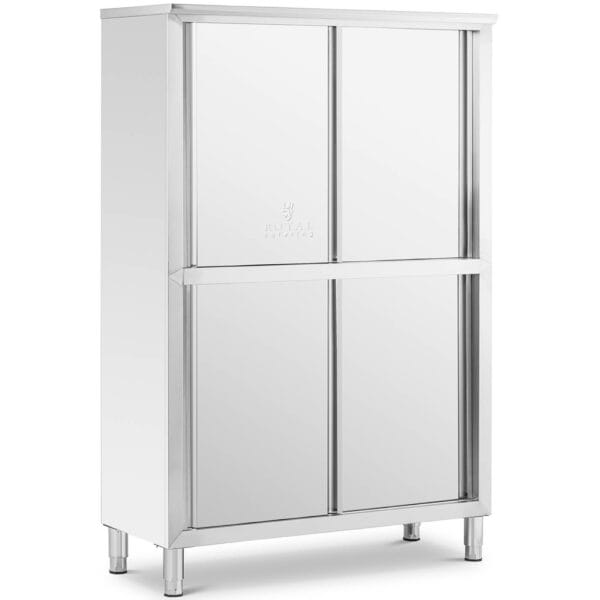 Szafa gastronomiczna magazynowa ze stali nierdzewnej drzwi suwane 180x118x50cm 1 10010225 1