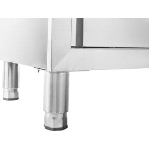 Szafa gastronomiczna magazynowa ze stali nierdzewnej drzwi suwane 180x118x50cm 11 Szafa gastronomiczna magazynowa ze stali nierdzewnej drzwi suwane 180x118x50cm - obrazek 5