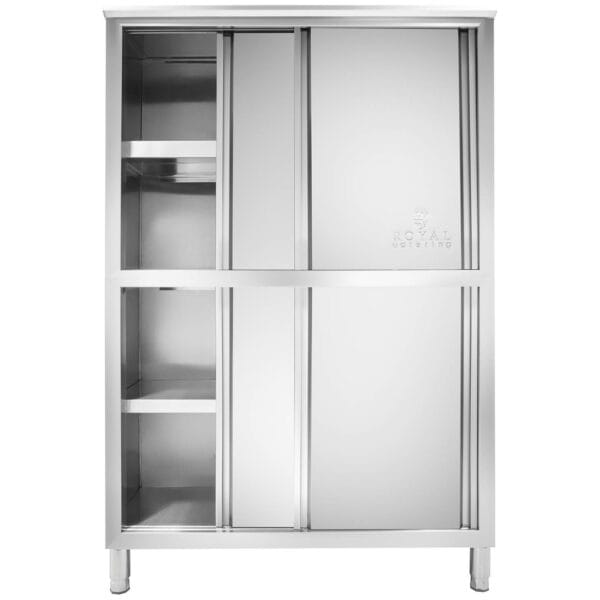 Szafa gastronomiczna magazynowa ze stali nierdzewnej drzwi suwane 180x118x50cm 5 10010225 5