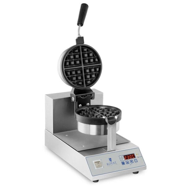 Gofrownica obrotowa do gofrów okrągłych ćwiartek śr. 18cm 1300W RCWM-1300-RE 1 10010338 gofrownica obrotowa do gofrow okraglych cwiartek sr 18cm 1300w rcwm 1300 re