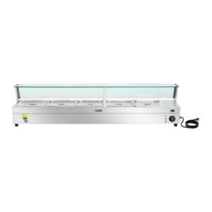 Bemar podgrzewacz wodny z kranem i szklaną osłoną 2200W 30L + 5x pojemnik GN1/2 7 Bemar podgrzewacz wodny z kranem i szklaną osłoną 2200W 30L + 5x pojemnik GN1/2 - obrazek 3