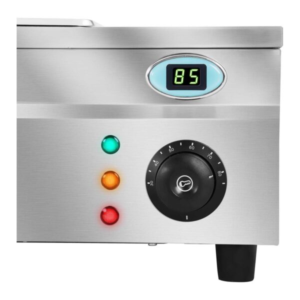 Bemar podgrzewacz wodny z kranem i szklaną osłoną 2200W 30L + 5x pojemnik GN1/2 3 10010391 4