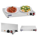 10010417 elektryczna plyta taca grzewcza podgrzewacz stolowy 250w royal catering