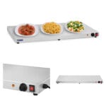 10010419 elektryczna plyta taca grzewcza podgrzewacz stolowy 600w royal catering
