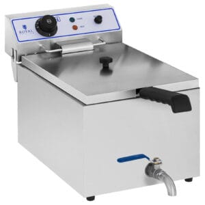 Profesjonalna frytownica do frytek ryb z kranem 3000W 17L Royal Catering RCEF 15E 5 Profesjonalna frytownica do frytek ryb z kranem 3000W 17L Royal Catering RCEF 15E - obrazek 2