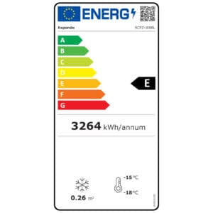 Zamrażarka szufladowa przeszklona z zamkiem do -24deg C 88L - obrazek 5