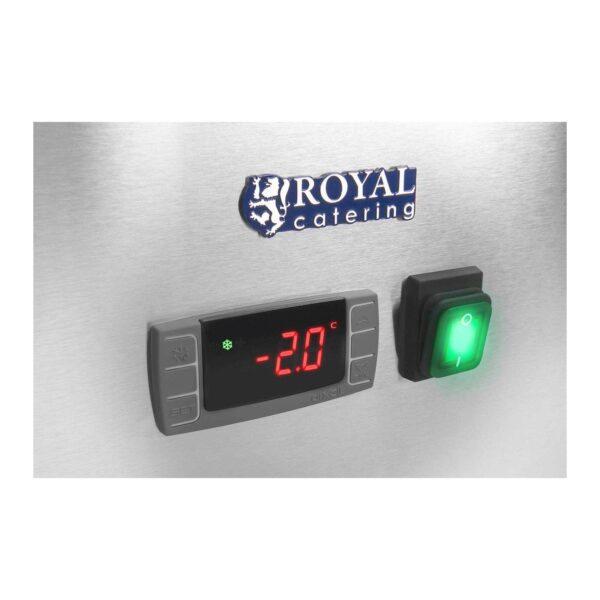 Stół chłodniczy 3-drzwiowy z blatem roboczym ze stali nierdzewnej od -2 do 8deg C 339L 4 10010458 7