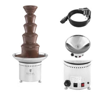 Fontanna czekoladowa do czekolady 5 pięter 6kg Royal Catering RCCF-65W4 9 Fontanna czekoladowa do czekolady 5 pięter 6kg Royal Catering RCCF-65W4 - obrazek 1