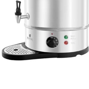 Warnik podgrzewacz z kratką ociekową do wody grzańca stal nierdzewna 230V 16L 5 Warnik podgrzewacz z kratką ociekową do wody grzańca stal nierdzewna 230V 16L - obrazek 2