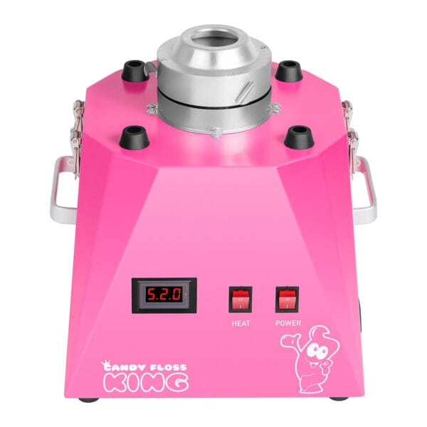 Maszyna do waty cukrowej LED różowa 52cm 1030W Royal Catering RCZK-1030-W-R 2 10010595