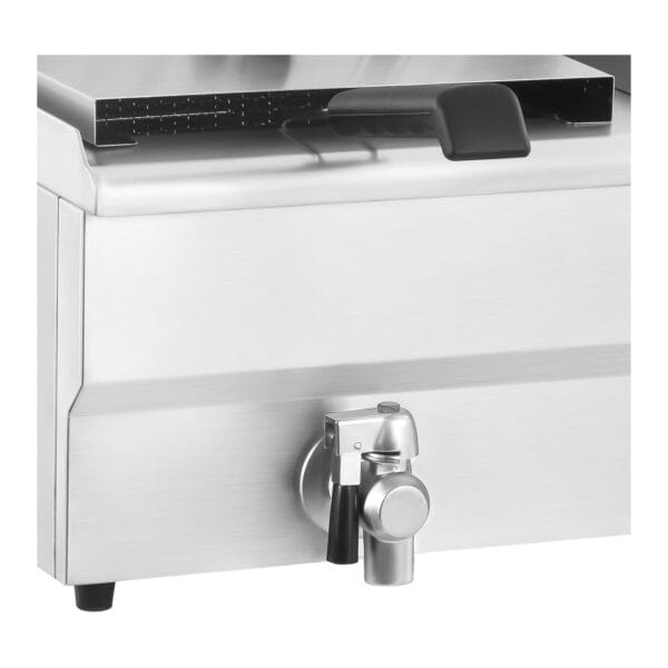 Frytownica frytkownica gastronomiczna profesjonalna z kranem 230V 10L 1 10010688 5