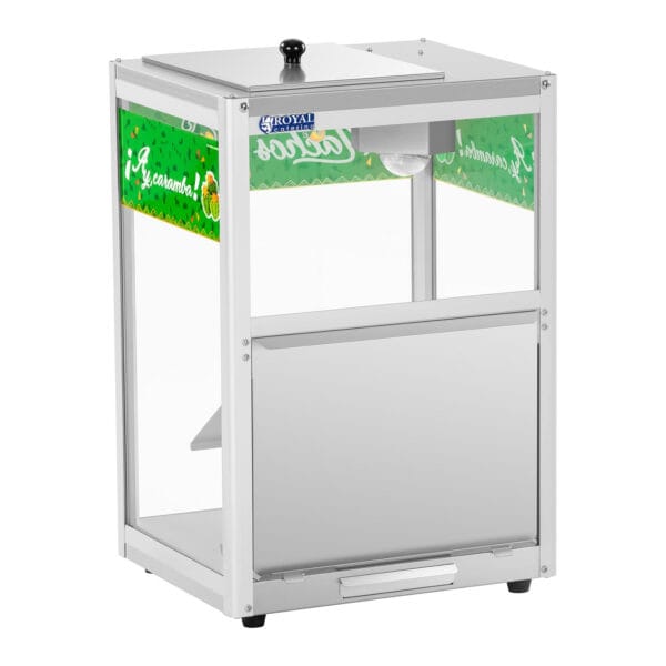Podświetlany podgrzewacz do nachos popcornu orzeszków LED 100W Royal Catering RCNW-1L 2 10010735 4