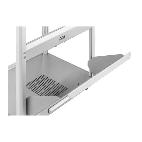 Podświetlany podgrzewacz do nachos popcornu orzeszków LED 100W Royal Catering RCNW-1L 4 10010735 6