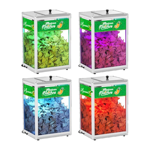 Podświetlany podgrzewacz do nachos popcornu orzeszków LED 100W Royal Catering RCNW-1L 8 10010735 99