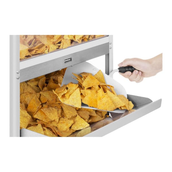Podgrzewacz witryna grzewcza do nachos orzeszków ziemnych popcornu + szufelka 7 10010736 7