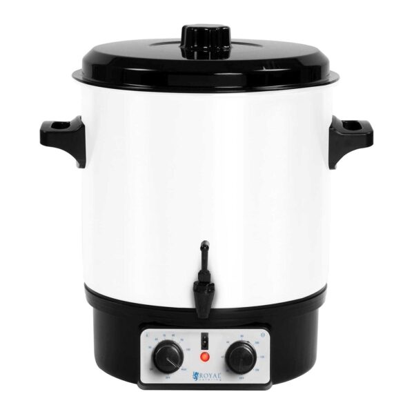 Podgrzewacz warnik grzańca do grzanego wina kawy z kranem timerem 1800W 27L 2 10010834 2