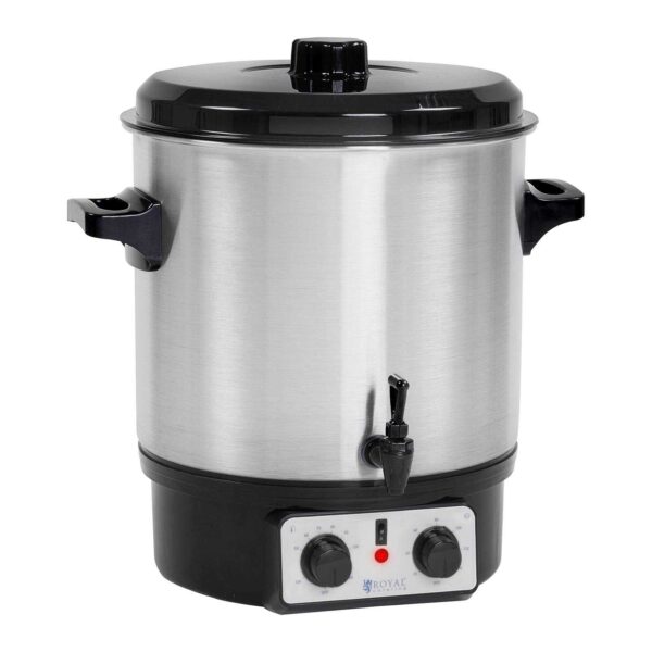 Podgrzewacz warnik do grzańca grzanego wina z kranem timerem stal nierdzewna 2000W 27L 1 10010838 2