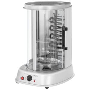 MINI opiekacz grill do kebaba gyrosa ryb warzyw pionowy 4w1 1800W Royal Catering RCGV-1800 - obrazek 2