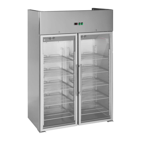 Lodówka chłodziarka szafa chłodnicza podwójna przeszklona od -2 do 8deg C 948L 2 10010920 2
