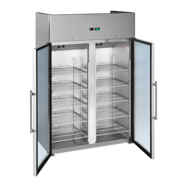 Lodówka chłodziarka szafa chłodnicza podwójna przeszklona od -2 do 8deg C 948L 4 10010920 4