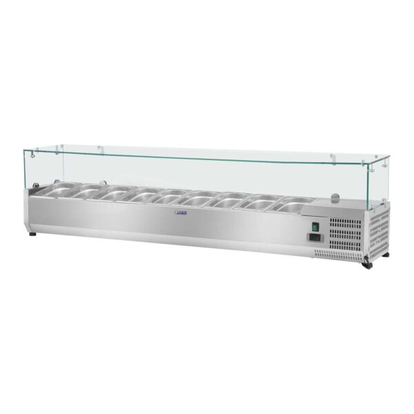 Nadstawa chłodnicza ze szklaną osłoną 9x GN1/4 180cm 1 10010931 2