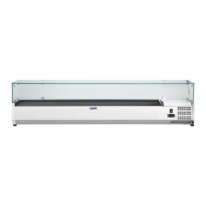 Nadstawa chłodnicza ze szklaną osłoną 9x GN1/4 180cm 7 Nadstawa chłodnicza ze szklaną osłoną 9x GN1/4 180cm - obrazek 3