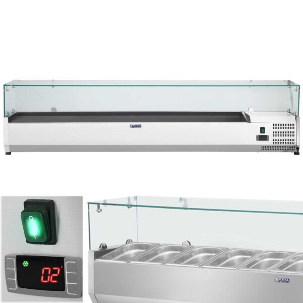 10010931-nadstawa-chlodnicza-ze-szklana-oslona-9x-gn1-4-180cm-hurtownia-sklep-cena 10010931 nadstawa chlodnicza ze szklana oslona 9x gn1 4 180cm hurtownia sklep cena