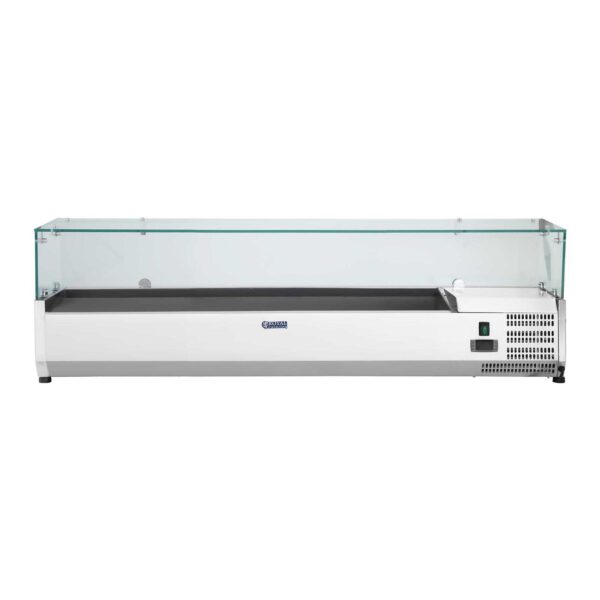 Nadstawa chłodnicza ze szklaną osłoną 7x GN1/4 160cm 2 10010932 3