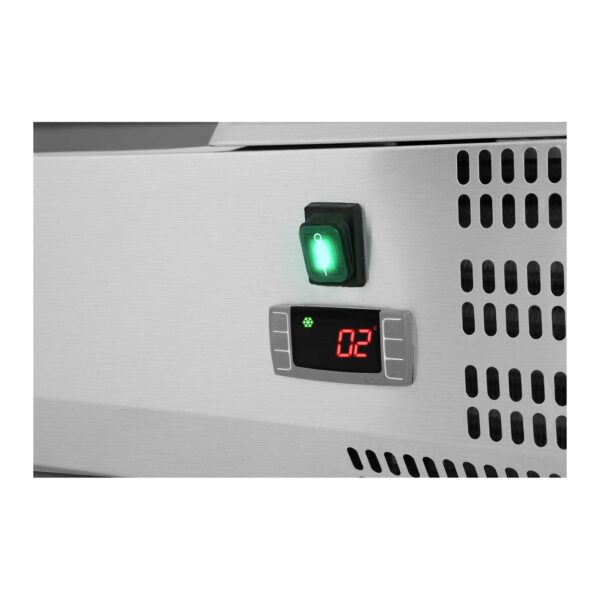Nadstawa chłodnicza ze szklaną osłoną 7x GN1/4 160cm 3 10010932 4