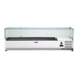 Nadstawa chłodnicza ze szklaną osłoną 6x GN1/4 140cm 7 Nadstawa chłodnicza ze szklaną osłoną 6x GN1/4 140cm - obrazek 3