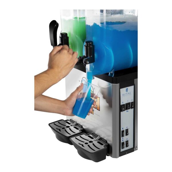 Granitor dyspenser urządzenie do napojów slush granity podwójny 2x 12L 4 10011021 4