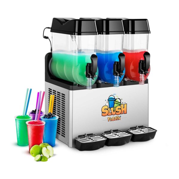Granitor dyspenser urządzenie do napojów slush granity potrójny 3x 12L 1 10011022 1