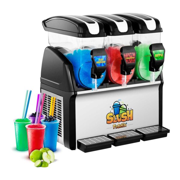 Granitor dyspenser urządzenie do napojów slush granity potrójny 3x 15L 1 10011024 1