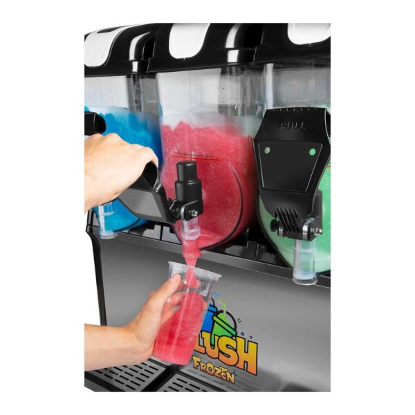 Granitor dyspenser urządzenie do napojów slush granity potrójny 3x 15L 3 10011024 3