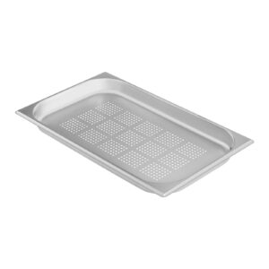 Perforowany pojemnik gastronomiczny stalowy GN1/1 gł. 40 mm 1 Perforowany pojemnik gastronomiczny stalowy GN1/1 gł. 40 mm - obrazek 1