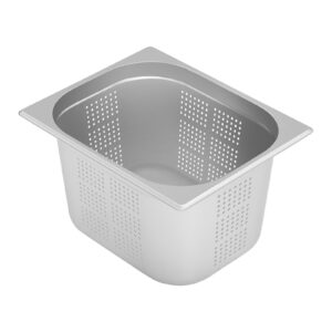Naczynie gastronomiczne perforowane ze stali GN1/2 gł. 200 mm 1 Naczynie gastronomiczne perforowane ze stali GN1/2 gł. 200 mm - obrazek 1