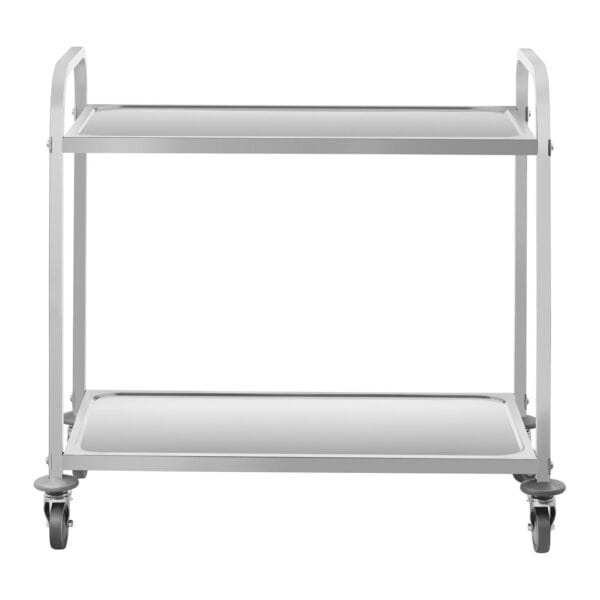 Wózek kelnerski cateringowy 2-półkowy do 160 kg Stal nierdzewna 1 10011070 2