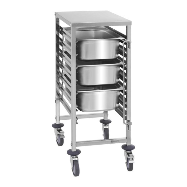 Wózek gastronomiczny transportowy do pojemników 7x GN1/1 nośność do 50kg 1 10011105 1