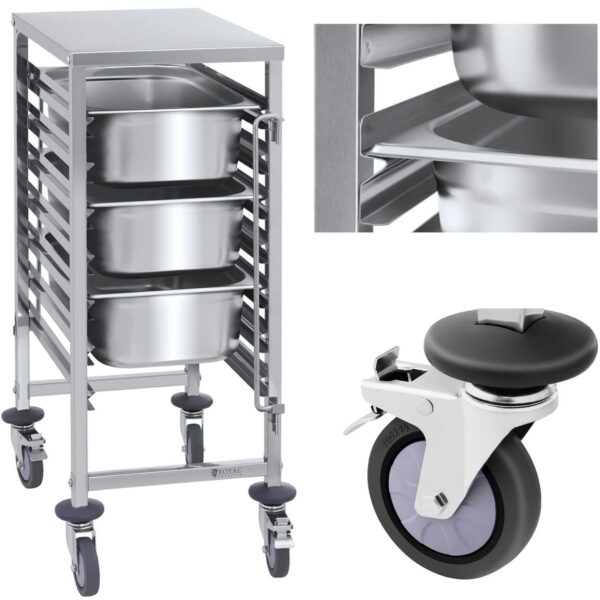 10011105-wozek-gastronomiczny-transportowy-do-pojemnikow-7x-gn1-1-nosnosc-do-50kg-hurtownia-sklep-cena 10011105 wozek gastronomiczny transportowy do pojemnikow 7x gn1 1 nosnosc do 50kg hurtownia sklep cena
