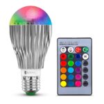 10011129 zarowka led rgb zmieniajaca kolory 16 kolorow 3 tryby 5w pilot hurtownia sklep cena