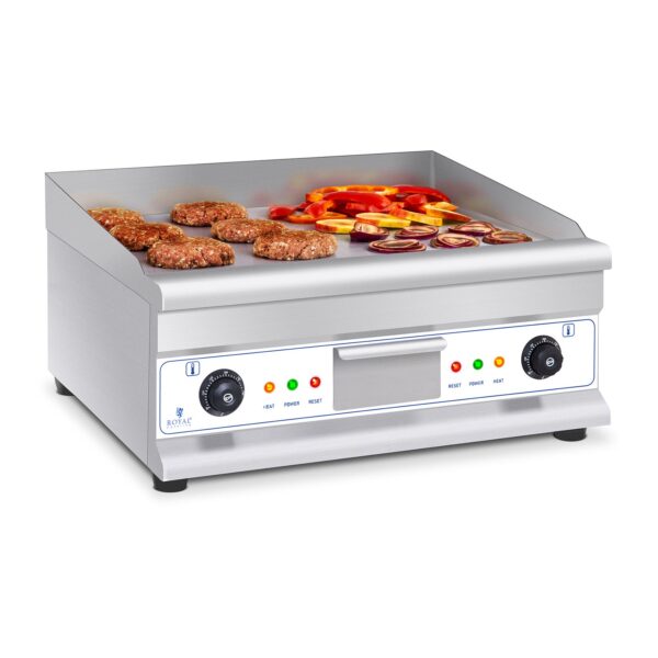 Grill płyta grillowa elektryczna gładka 300deg C 60 cm 2 x 3200W 1 10011139 0