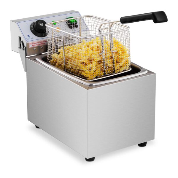 Frytownica nastawna gastronomiczna elektryczna 230 V 3200W 8 L 1 10011141 1