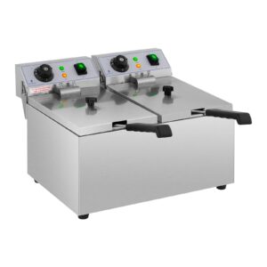 Frytownica podwójna gastronomiczna elektryczna 230 V 2 x 3200W 2 x 8 L 9 Frytownica podwójna gastronomiczna elektryczna 230 V 2 x 3200W 2 x 8 L - obrazek 3