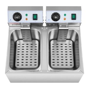 Frytownica podwójna gastronomiczna elektryczna 230 V 2 x 3200W 2 x 8 L 11 Frytownica podwójna gastronomiczna elektryczna 230 V 2 x 3200W 2 x 8 L - obrazek 5