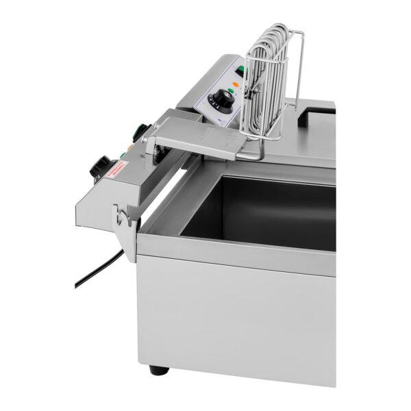 Frytownica podwójna gastronomiczna elektryczna z kranem 230 V 2 x 3200W 2 x 13 L 3 10011145 3