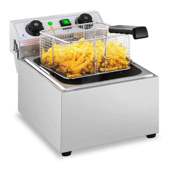 Frytownica nastawna gastronomiczna elektryczna TIMER 230 V 3200W 10 L 1 10011146 1