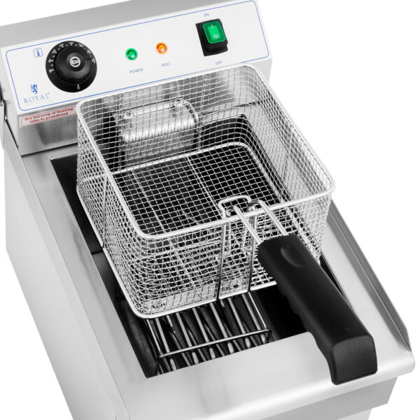 Frytownica elektryczna nastawna z kranem spustowym 230 V 3200 W 13 l 3 10011171 3