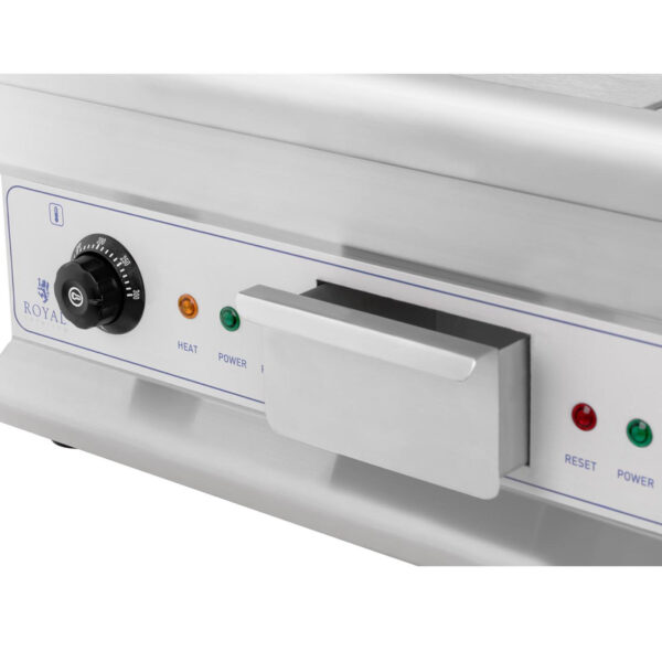 Grill płyta grillowa podwójna gładka ryflowana z szufladą na tłuszcz 230 V 2x 3200 W 5 10011175 5