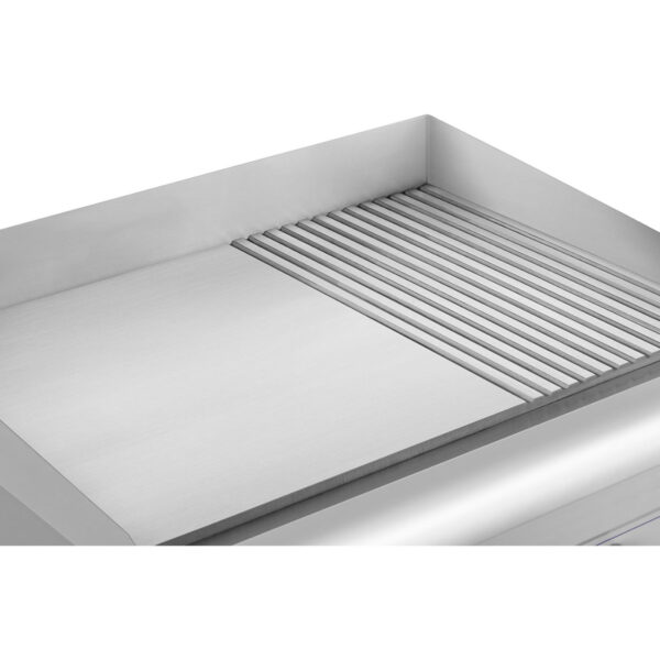 Grill płyta grillowa podwójna gładka ryflowana z szufladą na tłuszcz 230 V 2x 3200 W 6 10011175 6