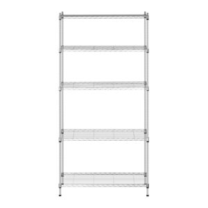 Regał magazynowy druciany ażurowy kolor szary 180x90x35cm do 150kg 11 Regał magazynowy druciany ażurowy kolor szary 180x90x35cm do 150kg - obrazek 4